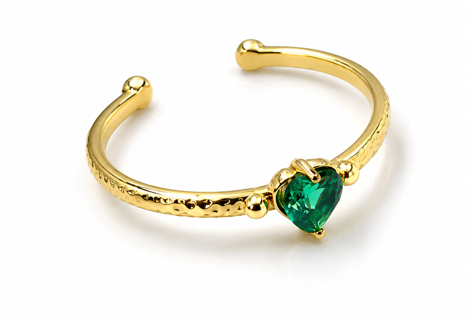 Quartz gemstone gashapon-style rings