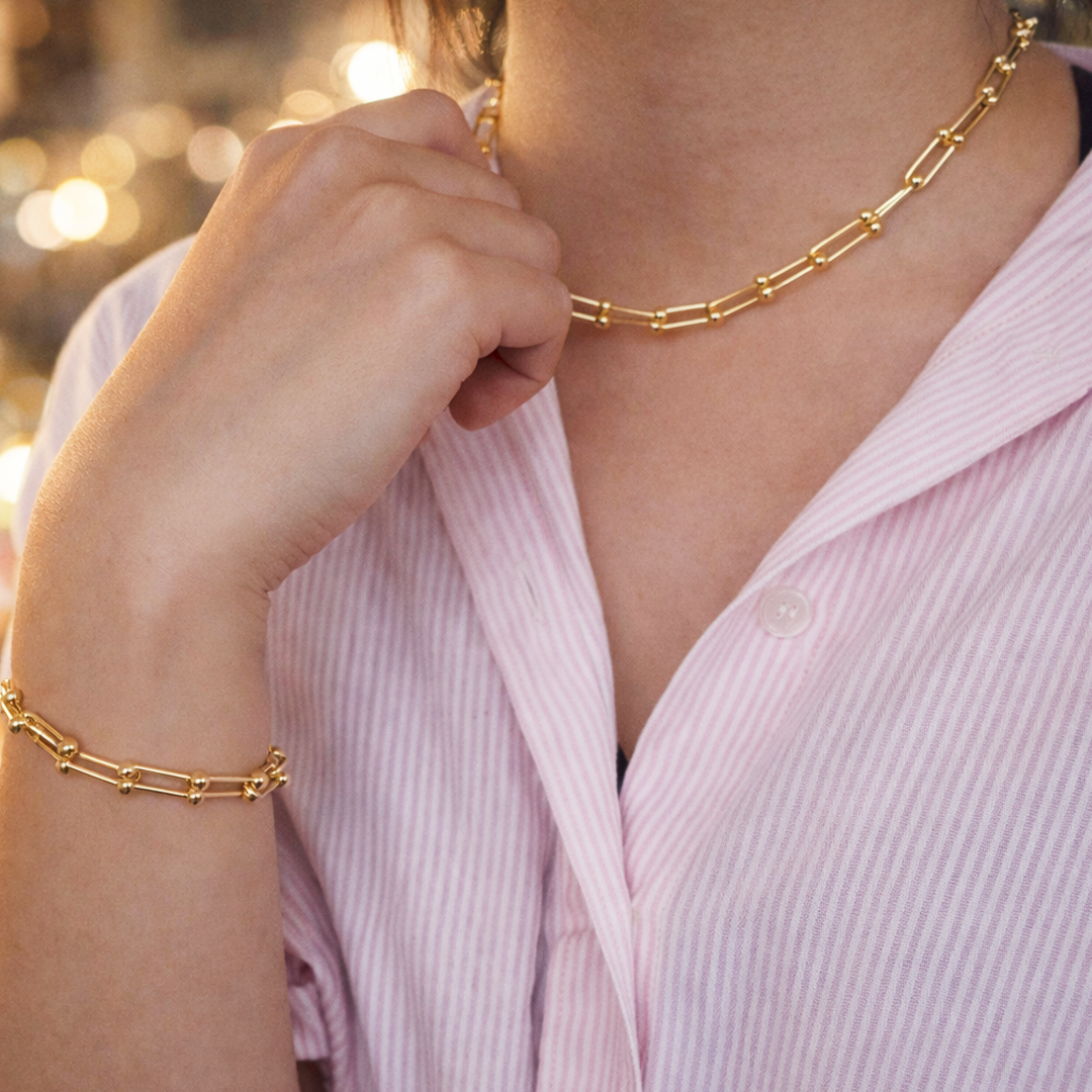 Aurora Links thin - 曙光链 (necklace)