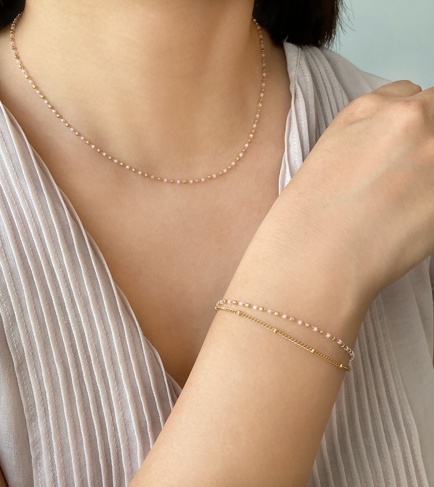 Blush Glow-淡粉微光 (bracelet)