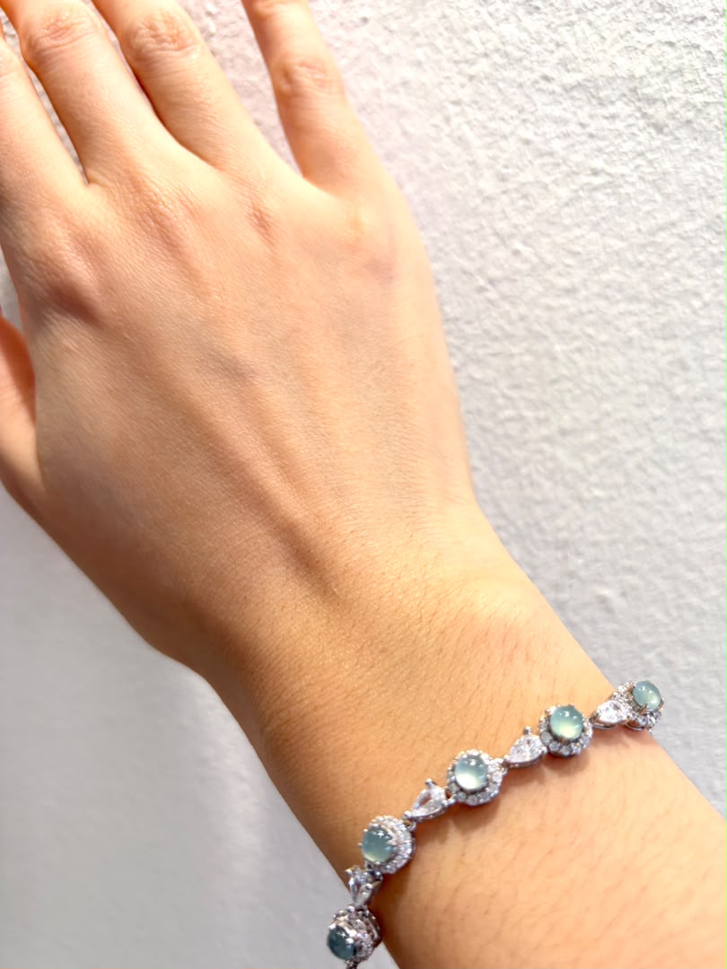 Luminous Cascade Bracelet