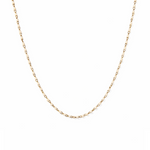 Gold plated chain necklace 
