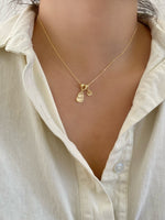 gold plated sterling silver necklace with pendant