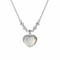 Ivory devotion is heart shaped opal pendant necklace 