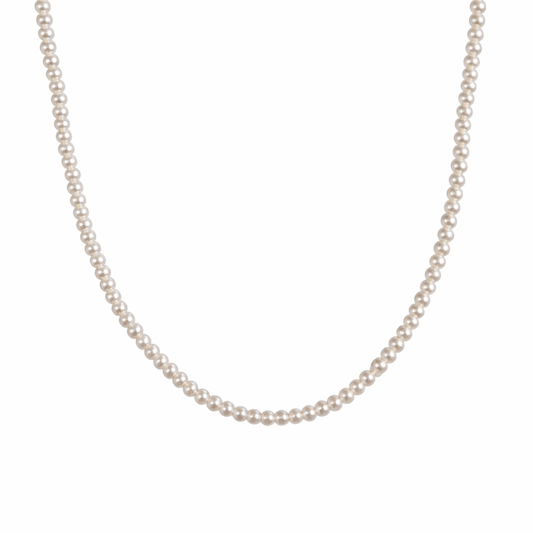 3mm pearl necklace