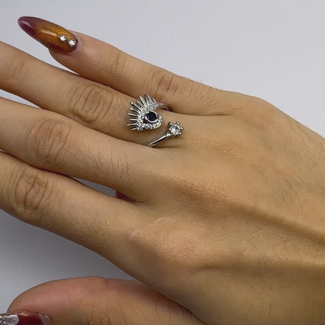 eye spark sterling silver earrings video