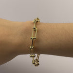 gold plated thick aurora link video
