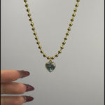 turquoise heart shaped necklace