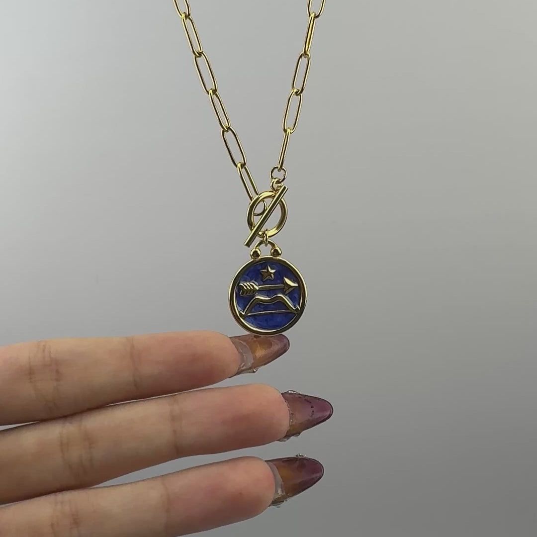 Sagittarius necklace video