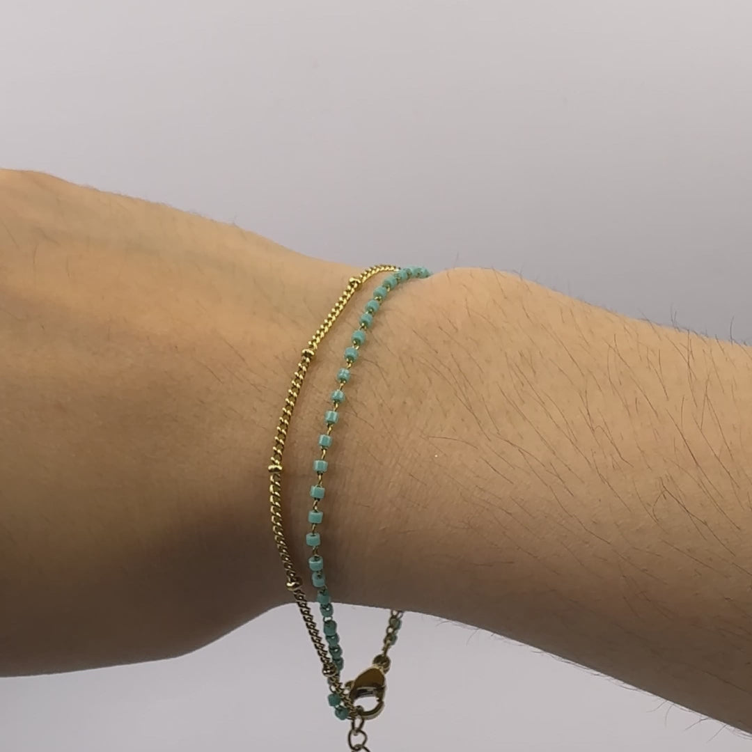Ease bracelet turquoise video